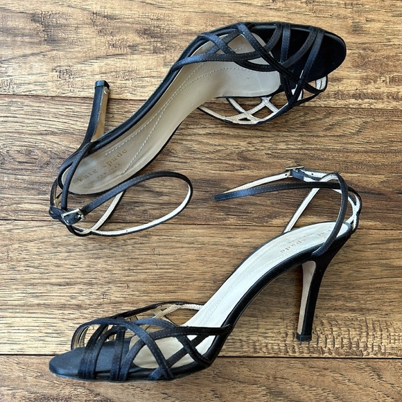 Kate Spade Strappy Heeled Sandals Open Toe Heels Brown Size 7.5 - Picture 2 of 10